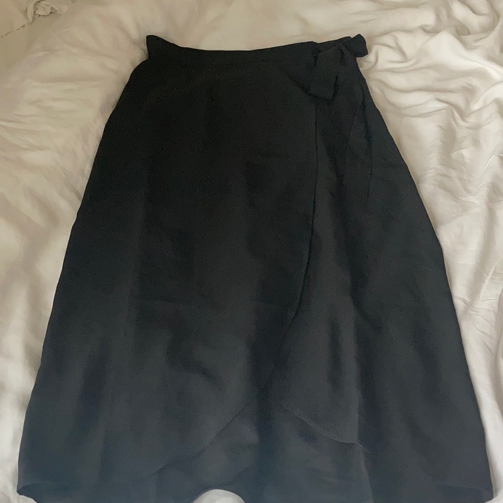 Ann Taylor Wrap Midi Skirt